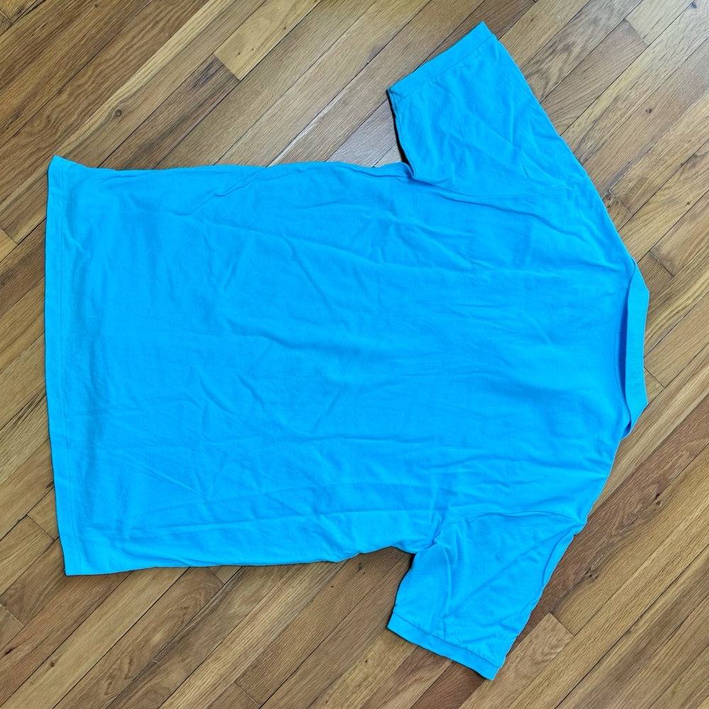 NWT Rare Turquoise Blue Pink Logo Ralph Lauren Cotton Mesh Polo Shirt Mens XLT - Picture 5 of 6